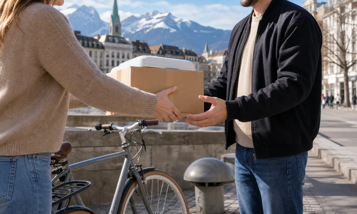Remise locale d objets d occasion dans une ville suisse