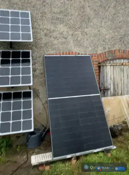 3 panneaux solaires 500W bifaciaux quasi neufs – haute qualité — Photo 2
