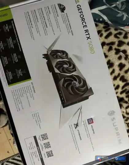 Carte graphique MSI GeForce RTX 5080 SUPRIM 16 Go – Neuve jamais utilisé — Photo 2